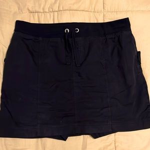 Ladies Black Cotton Skort size 14